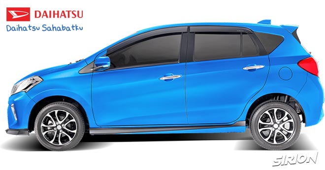 Warna ELECTRIC BLUE METALLIC BIRU Daihatsu Sirion