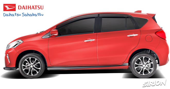 Warna LAVA RED MERAH Daihatsu Sirion